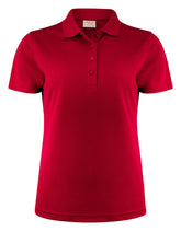 Polo Femme Smash Printer Red