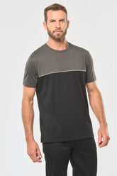 WK304 - T-shirt bicolore écoresponsable manches courtes unisexe