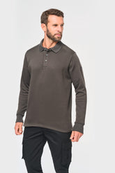 WK4000 - Sweat-shirt col polo homme