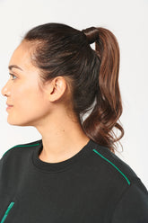 WK403 - Sweat-shirt Day To Day zip poche contrastée unisexe