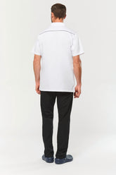 WK505 - Blouse polycoton avec boutons-pression homme