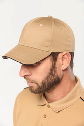 WKP145 - Casquette sandwich contrasté 6 panneaux Oeko-Tex