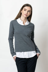 Merino UPull-Over Femmes