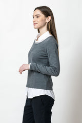 Merino UPull-Over Femmes