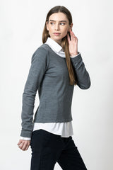 Merino UPull-Over Femmes
